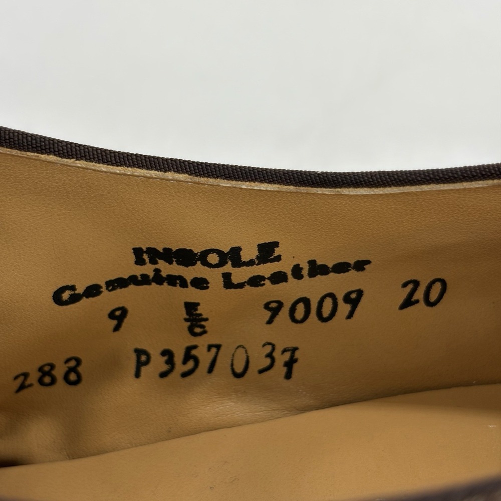 Vtg FSP Shoes Musebeck Womens 9 E/C Oxford Pumps Comfort Flex Brown Leather USA - Picture 9 of 13